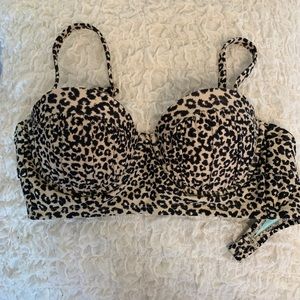 Leopard bikini top - xhilaration by